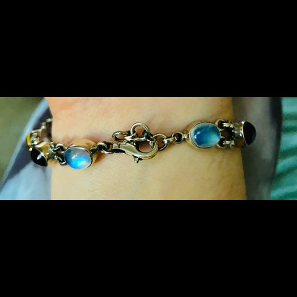 HP💕Vintage Nicky Butler Multi-Gem .925 Bracelet - Picture 4 of 6